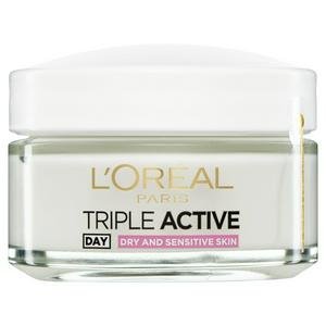 L'Oreal Paris Triple Active Day Moisturiser Dry &amp; Sensitive Skin 50ml